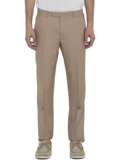Dior Homme Icons Straight Leg Trousers In Beige
