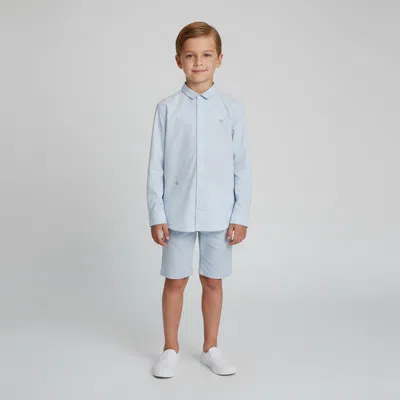 Pre-owned Dior Homme Kids Blue Cotton Long Sleeve Shirt 12 Yrs