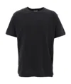 Dior Logo Round Collar Short-sleeved T-shirt In Black