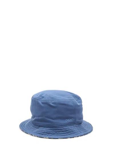 Dior Homme Logo Embroidered Reversible Bucket Hat In Multi