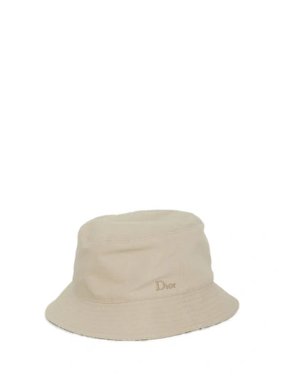 Dior Homme Logo Embroidered Reversible Hat In Multi