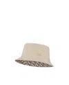 Dior Homme Logo Embroidered Reversible Hat In Nude
