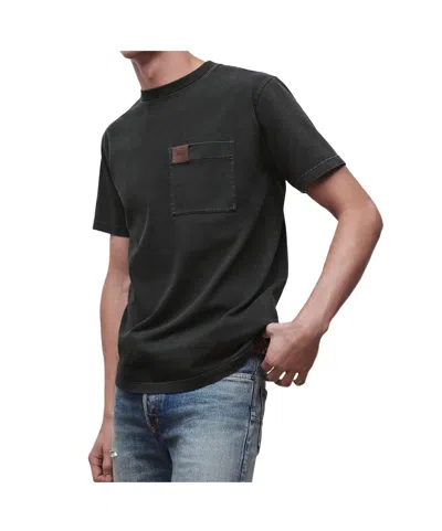Dior Homme Logo Patch Crewneck T-shirt In Black