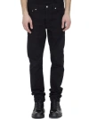 DIOR DIOR HOMME LOGO PATCH STRAIGHT LEG JEANS