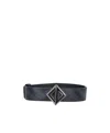 Dior Homme Logo Plaque Bracelet In Black