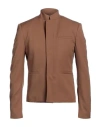 Dior Homme Man Blazer Brown Size 38 Virgin Wool In Brown
