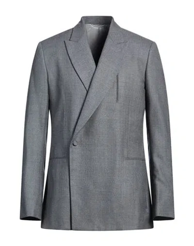 Dior Homme Man Blazer Grey Size 40 Wool In Gray