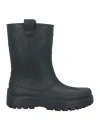 Dior Round Toe Rubber Sole Pull Tab Boots In 900