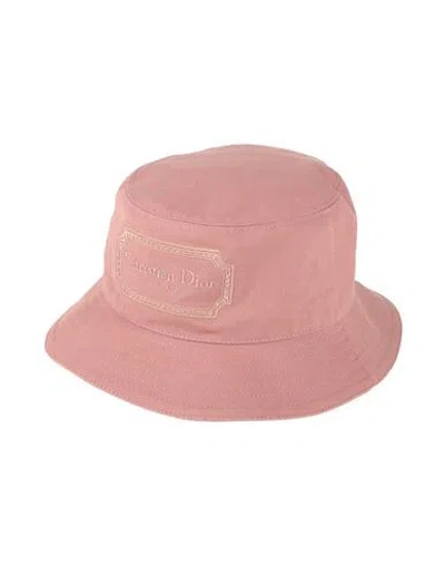 Dior Homme Man Hat Pastel Pink Size S Cotton, Viscose