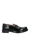 Dior Homme Man Loafers Black Size 12 Leather In Black