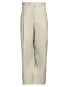 Dior Single-pleated Cotton Blend Palazzo Pants In Beige