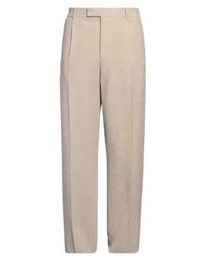 Dior Homme Man Pants Beige Size 34 Virgin Wool, Polyamide, Elastane