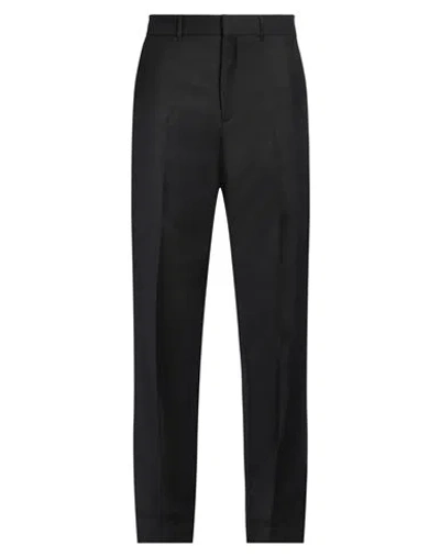 Dior Homme Man Pants Black Size 34 Virgin Wool, Mohair Wool, Silk