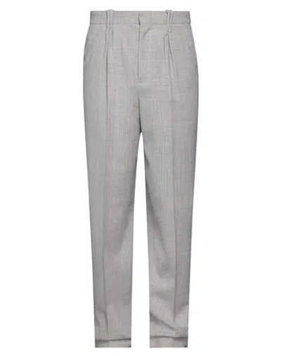 Dior Homme Man Pants Grey Size 34 Wool