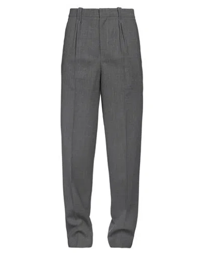 Dior Homme Man Pants Lead Size 34 Wool In Grey