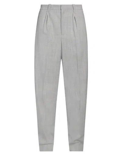 Dior Homme Man Pants Light Grey Size 32 Wool In Grey