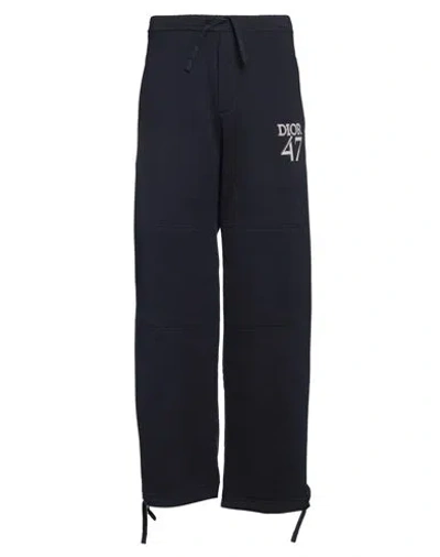 Dior Homme Man Pants Midnight Blue Size S Viscose