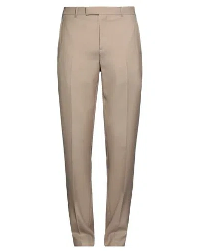 Dior Homme Man Pants Sand Size 34 Cashmere, Silk