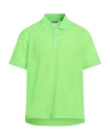 Dior Homme Man Polo Shirt Green Size L Polyester In Green