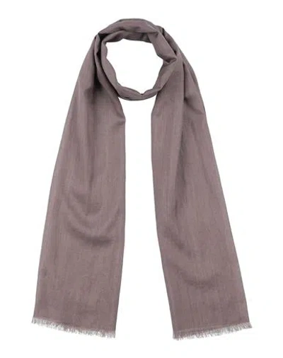Dior Homme Man Scarf Taupe Size - Silk, Cashmere, Virgin Wool, Polyamide In Grey