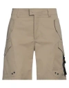 Dior Homme Man Shorts & Bermuda Shorts Beige Size 32 Cotton, Polyamide