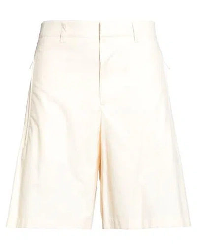 Dior Homme Man Shorts & Bermuda Shorts Beige Size 32 Cotton, Polyamide, Polyurethane