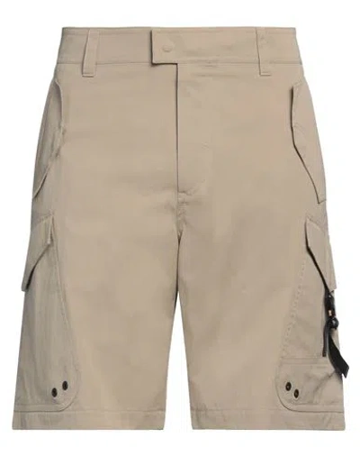 Dior Homme Man Shorts & Bermuda Shorts Sand Size 34 Cotton, Polyamide In Neutral