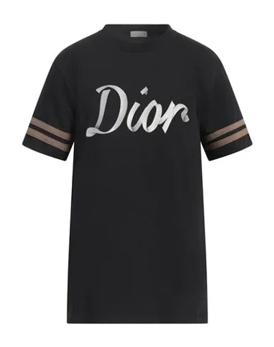 Dior Homme Man T-shirt Black Size L Cotton