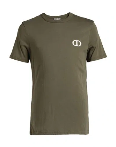 Dior Homme Man T-shirt Military Green Size Xl Cotton