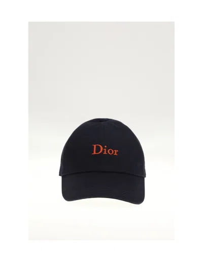 Dior Homme Men Hat In Blue