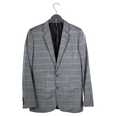 Pre-owned Dior Homme Men Jacket Two Button Single Vented Slim Size It48-m, S1818 In Gray