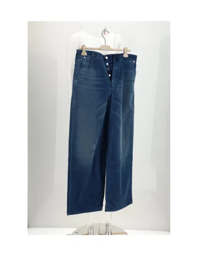 Dior Homme Men Panta Velluto Blu Must Buy In Blue