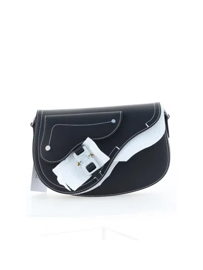 Dior Homme Men Saddle Pouch Gr Calf In Black