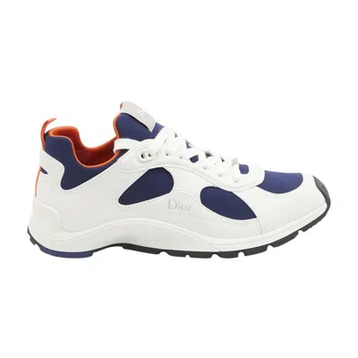 Pre-owned Dior Homme Mile Lace-up Sneaker 'white Blue' | Men's Size 44