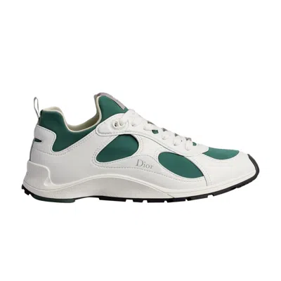 Pre-owned Dior Homme Mile Lace-up Sneaker 'white Green' | Men's Size 43