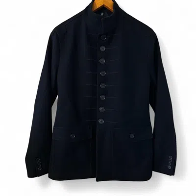 Pre-owned Dior Homme Military Napoleon Coat - Aw08 Kva In Black