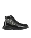 Dior Combat Ankle Boots In Black