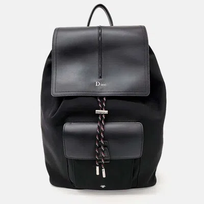 Pre-owned Dior Homme Motion Backpack In Black