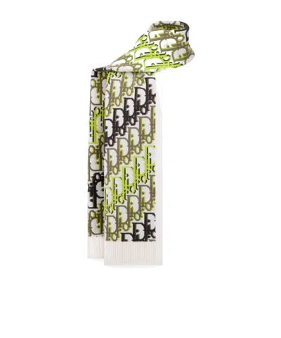 Dior Homme Oblique Scarf In Multi