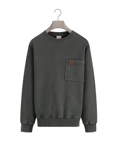 Dior Homme Patch Pocket Fleece Sweatshirt In Gray