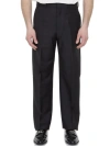 DIOR DIOR HOMME PLEAT DETAILED STRAIGHT LEG TROUSERS