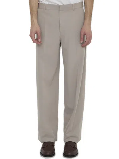 Dior Homme Regular Fit Straight Leg Pants In Beige