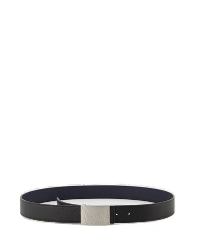 Dior Homme Reversible Buckled Belt In Black