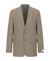Dior Homme Single-breasted Long-sleeved Jacket In Gray