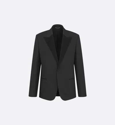 Dior Homme Single-breasted Long-sleeved Jacket In Black