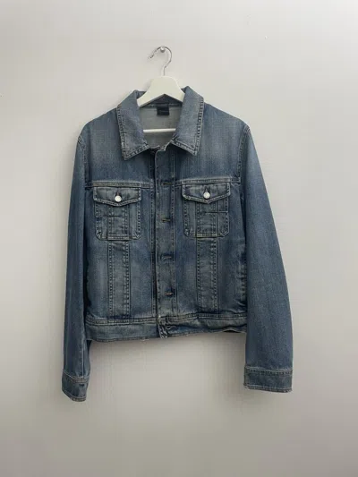 Pre-owned Dior Homme S/s 06 Denim Jacket In Blue
