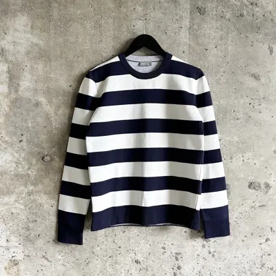 Pre-owned Dior Homme Striped Crewneck Sweatshirt In Multi
