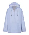 Dior Homme Man Shirt Sky Blue Size 38 Polyester In Blue