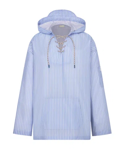 DIOR DIOR HOMME STRIPED HOODED SHIRT
