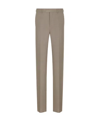 Dior Homme Tailored Chino Trousers In Gray